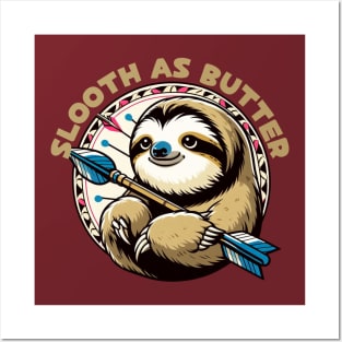 Darts sloth Posters and Art